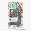 kwmobile Necklace Case kompatibel mit Oppo Find X3 Neo Hülle - Cover mit Kordel zum Umhängen - Silikon Schutzhülle