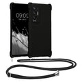 kwmobile Necklace Case kompatibel mit Oppo Find X3 Neo Hülle - Cover mit Kordel zum Umhängen - Silikon Schutzhülle