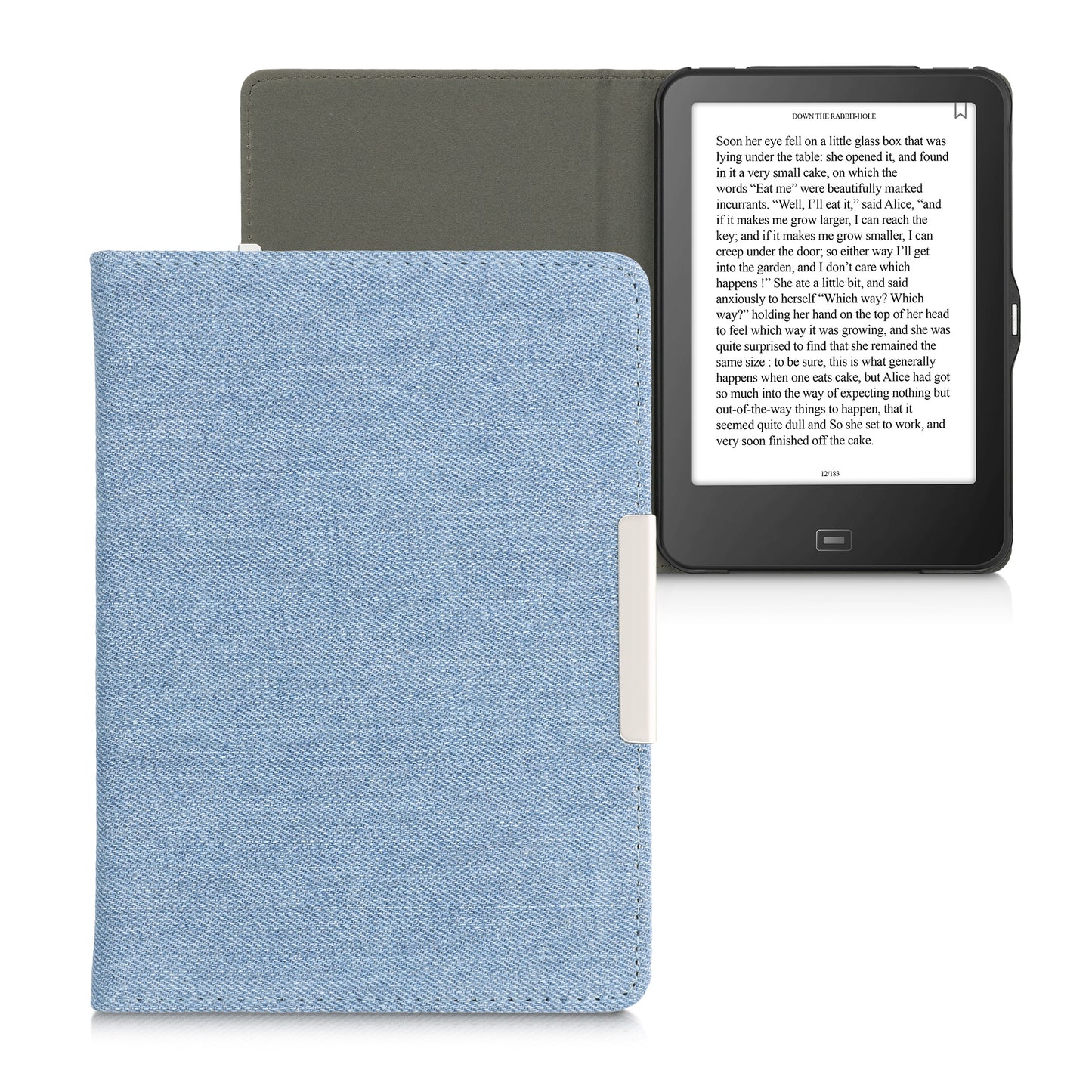 kwmobile Klapphülle kompatibel mit Tolino Vision 1 / 2 / 3 / 4 HD - Schutzhülle e-Reader - Hülle eReader
