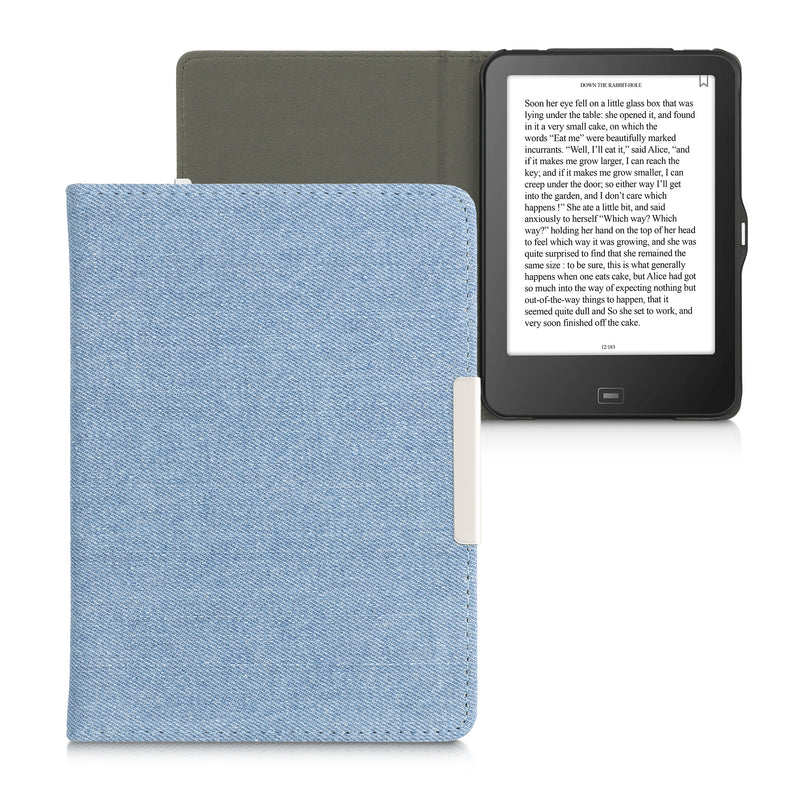 kwmobile Klapphülle kompatibel mit Tolino Vision 1 / 2 / 3 / 4 HD - Schutzhülle e-Reader - Hülle eReader
