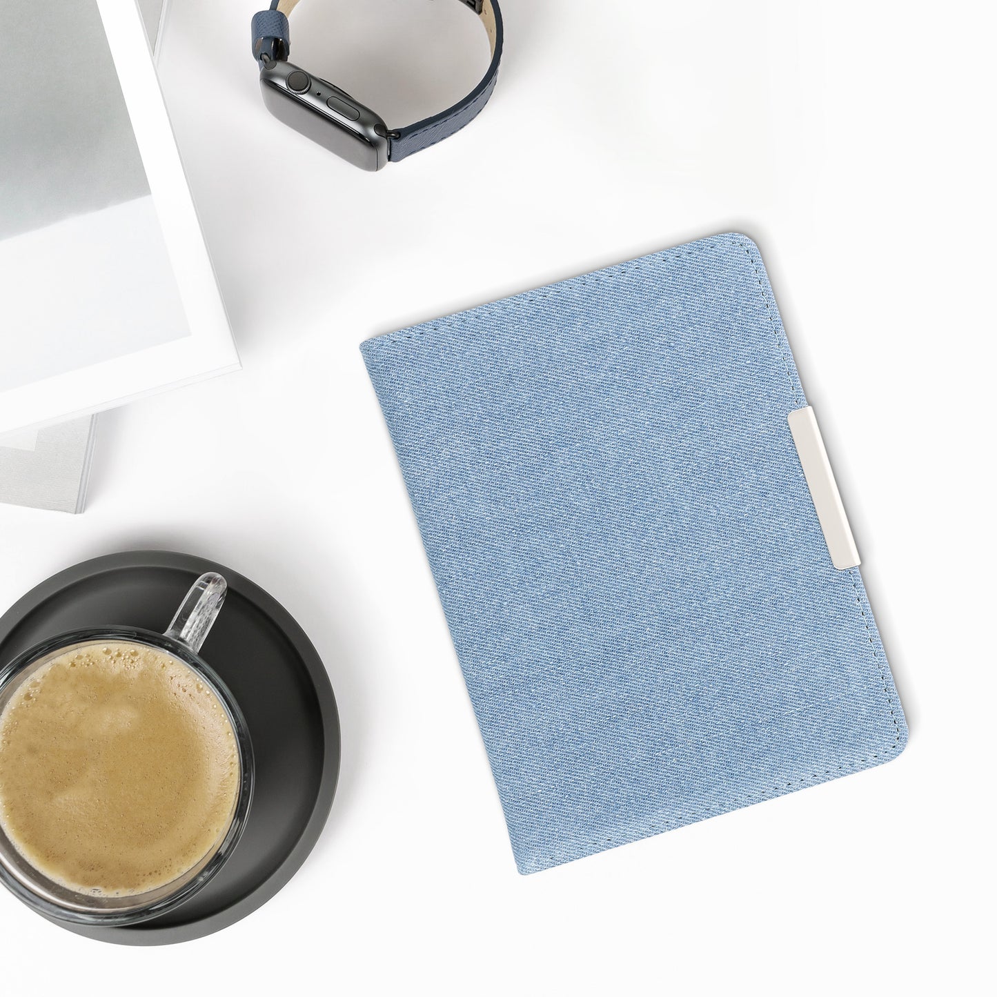 kwmobile Klapphülle kompatibel mit Tolino Vision 1 / 2 / 3 / 4 HD - Schutzhülle e-Reader - Hülle eReader