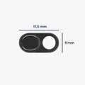 kwmobile Webcam Abdeckung für Tablet Laptop Notebook u.a. - 3x Kamera Cover ultra dünn - Metall Schutz Schieber Slider