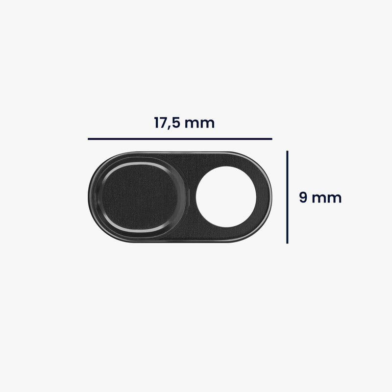 kwmobile Webcam Abdeckung für Tablet Laptop Notebook u.a. - 3x Kamera Cover ultra dünn - Metall Schutz Schieber Slider