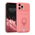 kwmobile Handyhülle kompatibel mit Apple iPhone 12 Pro Max - Softcase mit Kameraschutz - Kartenfach