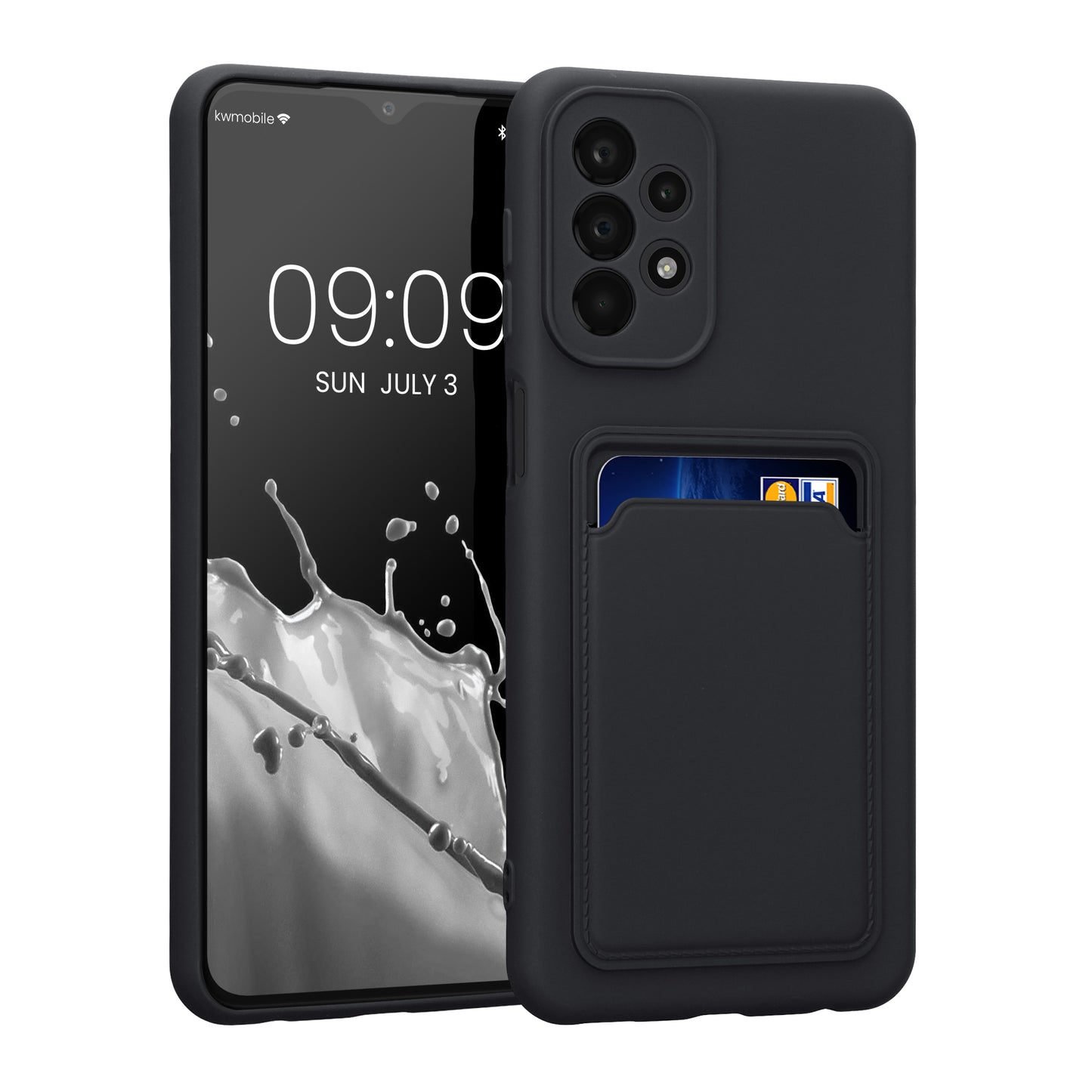 kwmobile Handyhülle kompatibel mit Samsung Galaxy A23 4G / 5G Hülle - Handy Cover mit Fach für Karten
