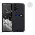 kwmobile Handyhülle kompatibel mit Samsung Galaxy A23 4G / 5G Hülle - Handy Cover mit Fach für Karten - in Schwarz Schwarz  