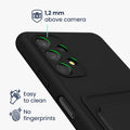 kwmobile Handyhülle kompatibel mit Samsung Galaxy A13 4G Hülle - Handy Cover mit Fach für Karten