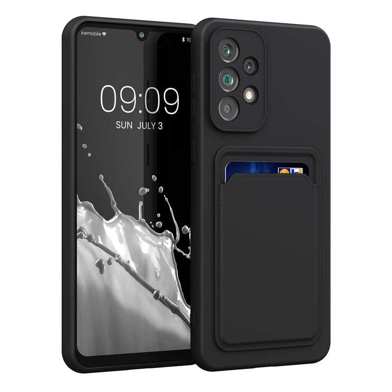 kwmobile Handyhülle kompatibel mit Samsung Galaxy A33 5G - Handy Cover mit Fach für Karten