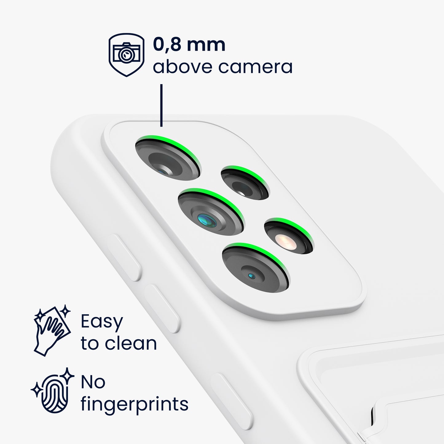kwmobile Handyhülle kompatibel mit Samsung Galaxy A33 5G - Handy Cover mit Fach für Karten