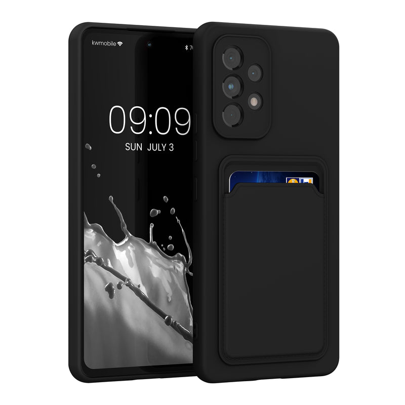 kwmobile Handyhülle kompatibel mit Samsung Galaxy A53 5G Hülle - Handy Cover mit Fach für Karten