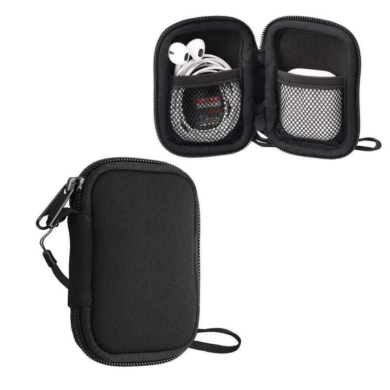 kwmobile In-Ear Kopfhörer Tasche kompatibel mit in-ear Headphones - Hülle Cover Case - 6 x 9 cm Innenmaße - Etui