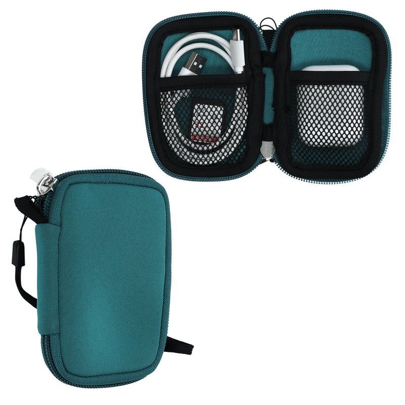 kwmobile In-Ear Kopfhörer Tasche kompatibel mit in-ear Headphones - Hülle Cover Case - 6 x 9 cm Innenmaße - Etui