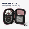 kwmobile In-Ear Kopfhörer Tasche kompatibel mit in-ear Headphones - Hülle Cover Case - 6 x 9 cm Innenmaße - Etui