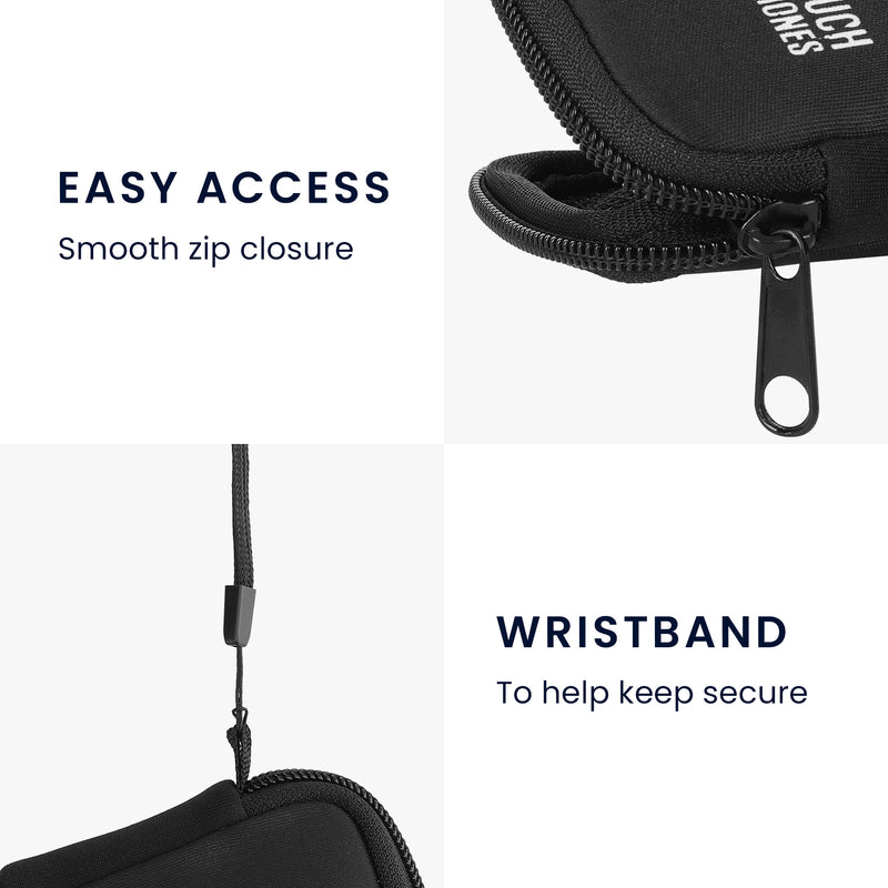 kwmobile In-Ear Kopfhörer Tasche kompatibel mit in-ear Headphones - Hülle Cover Case - 6 x 9 cm Innenmaße - Etui