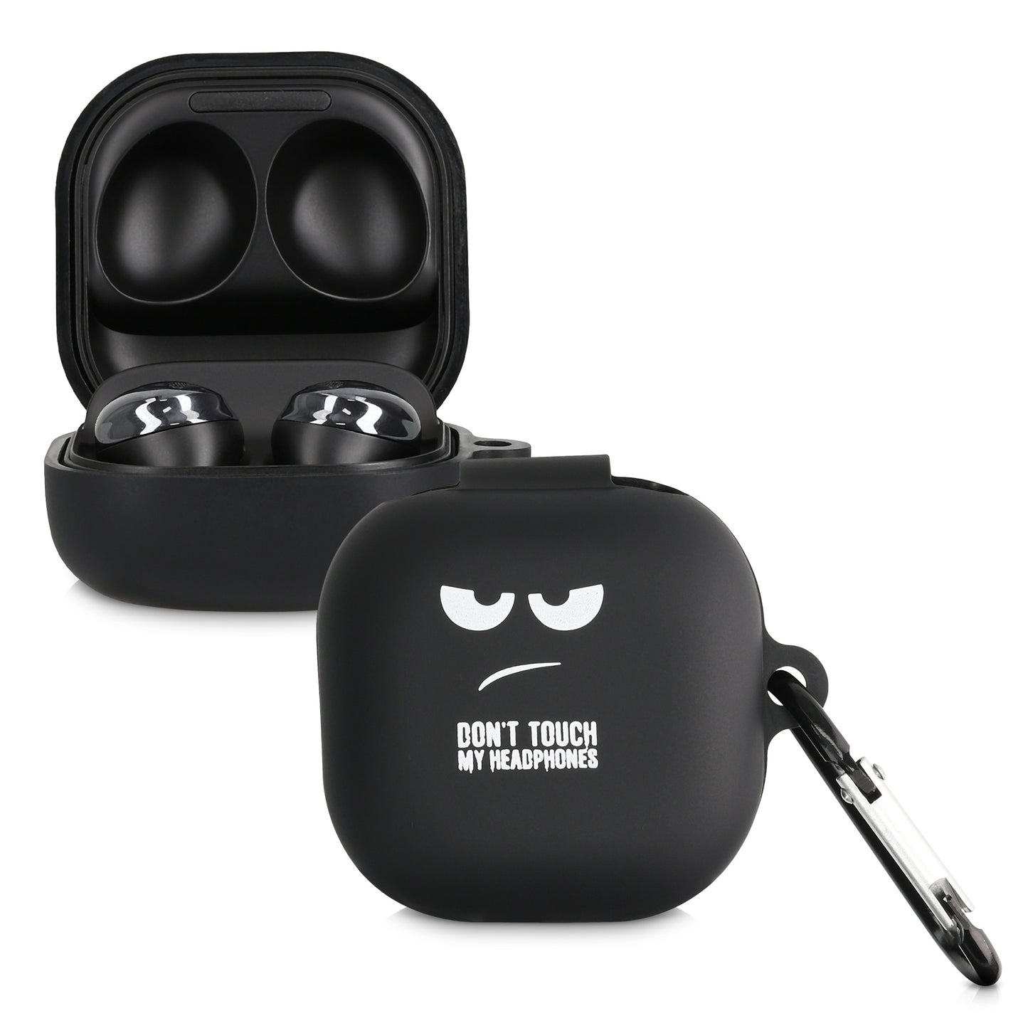 Silikon Hülle für Samsung Galaxy Buds 2 Pro / Buds 2 / Buds Live Don't touch my Headphones
