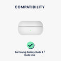 Silikon Hülle für Samsung Galaxy Buds 2 Pro / Buds 2 / Buds Live Don't touch my Headphones