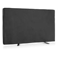 kwmobile 32" TV Outdoor TV Abdeckung - Fernseher Hülle Bildschirmschutz - Schutzhülle wetterfest - Schwarz Schwarz  