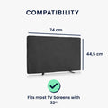 kwmobile 32" TV Outdoor TV Abdeckung Fernseher Hülle Bildschirmschutz Schutzhülle wetterfest