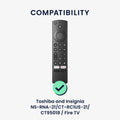 kwmobile Hülle Fernbedienung kompatibel mit Toshiba and Insignia NS-RCFNA-21, CT-RC1US-21, CT95018 / Fire TV Hülle für TV Zubehör