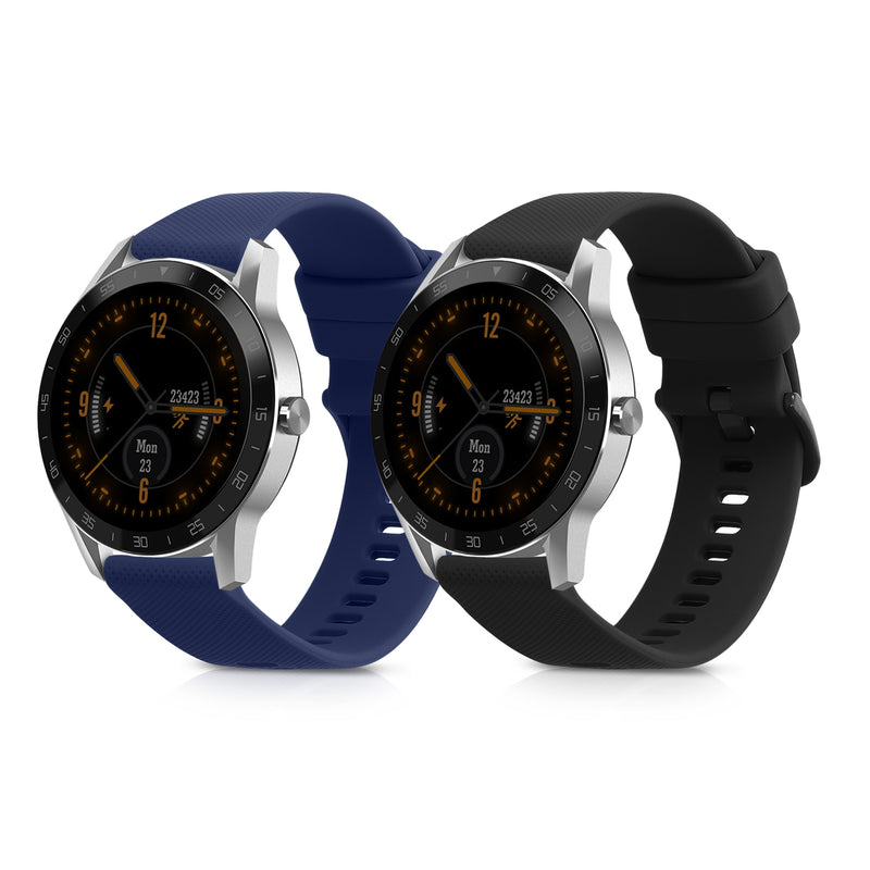 kwmobile Uhrenarmband für Blackview X1 Smartwatch Armband Fitnesstracker Band Set Ersatzarmband