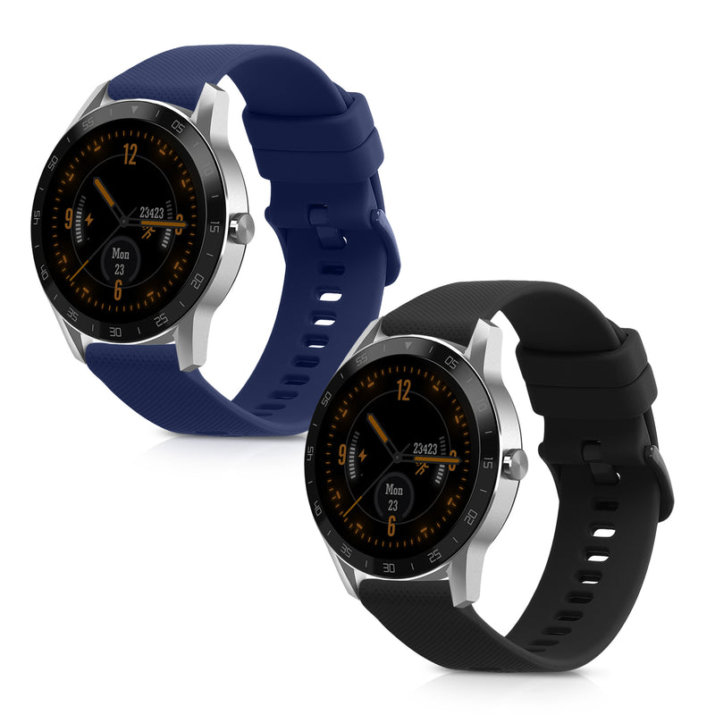 kwmobile Uhrenarmband für Blackview X1 Smartwatch Armband Fitnesstracker Band Set Ersatzarmband