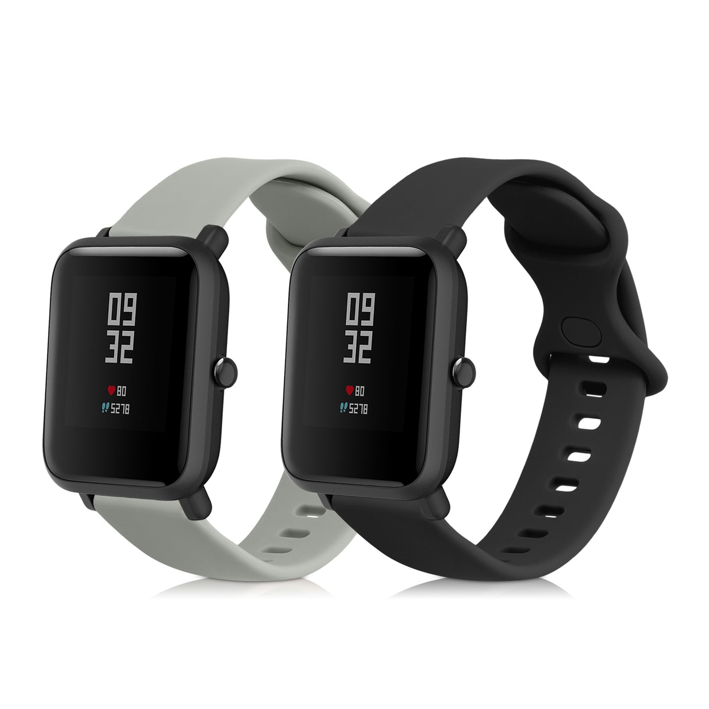 kwmobile Uhrenarmband für Huami Amazfit Bip / Bip Lite Armband Fitnesstracker Band Set Ersatzarmband Smartwatch