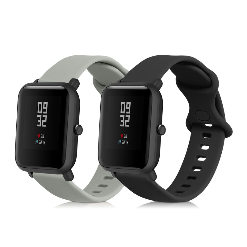 kwmobile Uhrenarmband für Huami Amazfit Bip / Bip Lite Armband Fitnesstracker Band Set Ersatzarmband Smartwatch