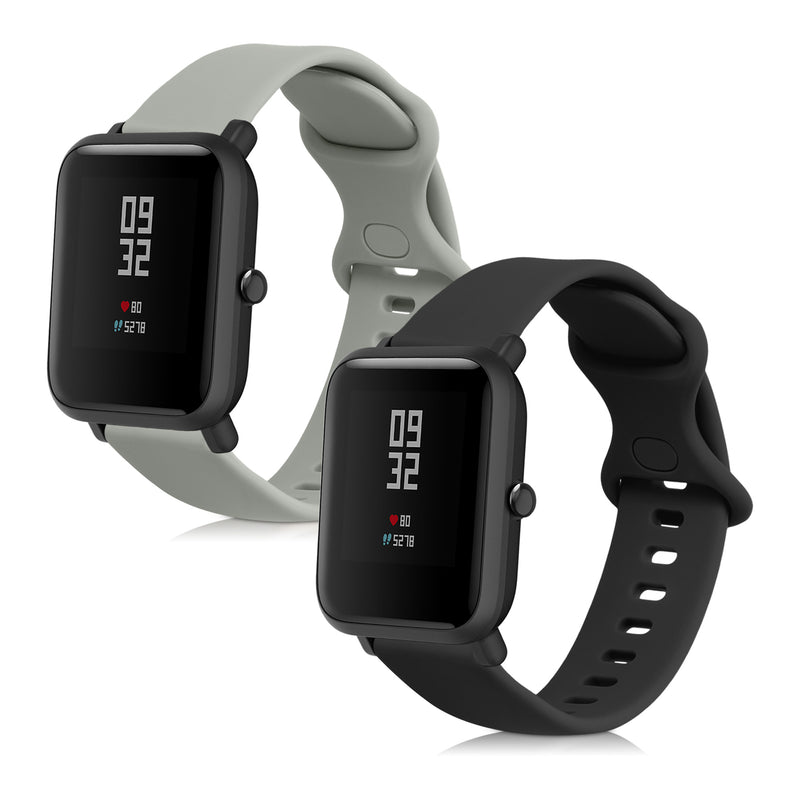 kwmobile Uhrenarmband für Huami Amazfit Bip / Bip Lite Armband Fitnesstracker Band Set Ersatzarmband Smartwatch