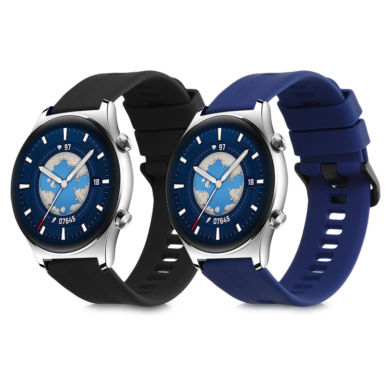 kwmobile Uhrenarmband für HONOR Watch GS 3 Armband Fitnesstracker Band Set Ersatzarmband Smartwatch