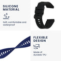 kwmobile Uhrenarmband für HONOR Watch GS 3 Armband Fitnesstracker Band Set Ersatzarmband Smartwatch