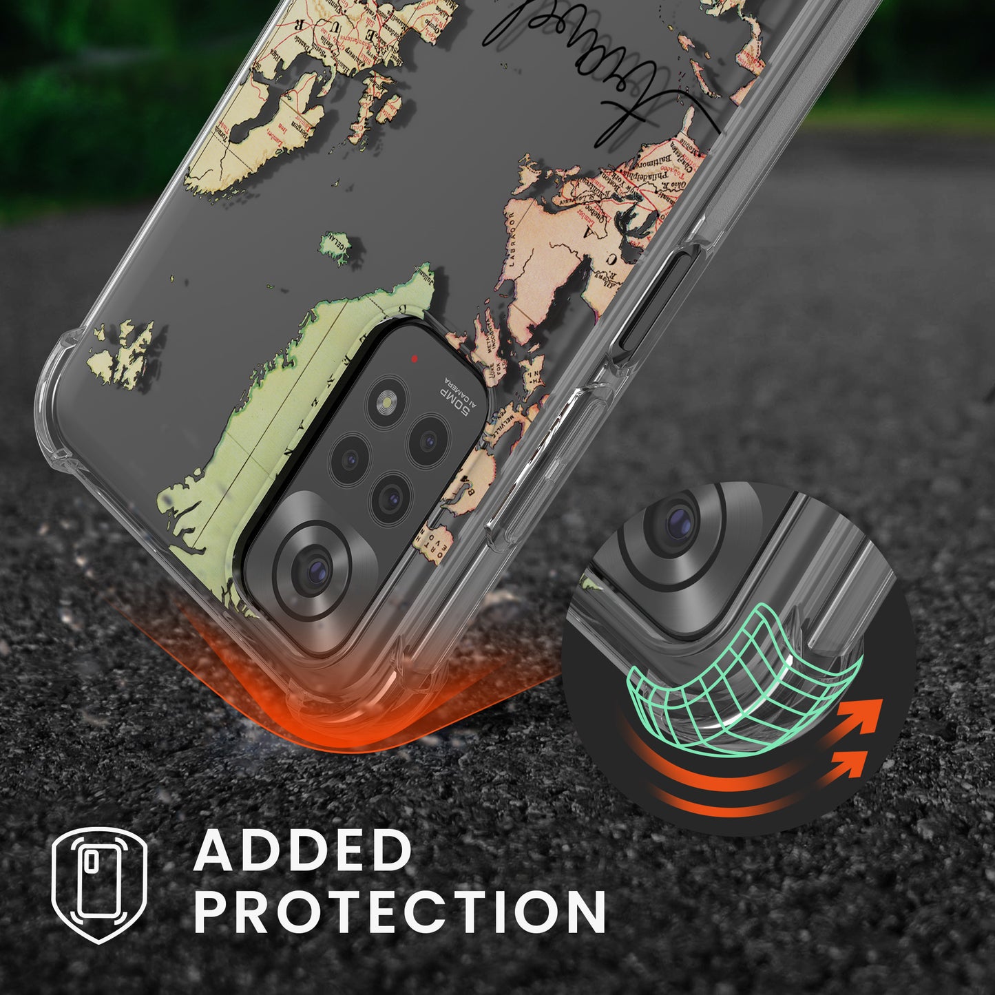 kwmobile Necklace Case kompatibel mit Xiaomi Redmi Note 11 / Note 11S Hülle