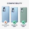kwmobile Hülle kompatibel mit Xiaomi 12 / 12X - Handyhülle - Handy Schutzhülle - Smartphone Cover