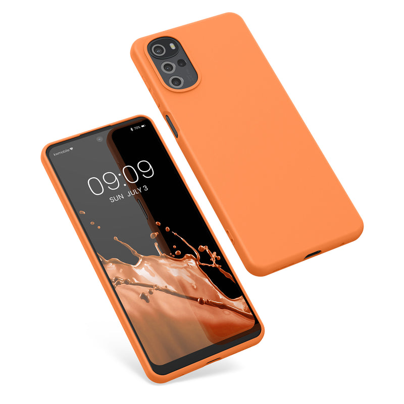 kwmobile Handyhülle für Motorola Moto G22 Hülle - Kabelloses Laden - Schutzhülle Cover