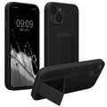 kwmobile Handyhülle für Apple iPhone 13 mit Fingerhalter und Stand Schutzhülle Cover