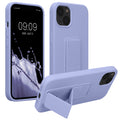 kwmobile Handyhülle für Apple iPhone 13 mit Fingerhalter und Stand Schutzhülle Cover