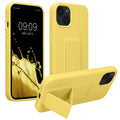 kwmobile Handyhülle für Apple iPhone 13 mit Fingerhalter und Stand Schutzhülle Cover
