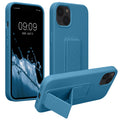 kwmobile Handyhülle für Apple iPhone 13 mit Fingerhalter und Stand Schutzhülle Cover
