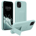 kwmobile Handyhülle für Apple iPhone 13 mit Fingerhalter und Stand Schutzhülle Cover