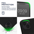 kwmobile Handyhülle für Apple iPhone 13 mit Fingerhalter und Stand Schutzhülle Cover