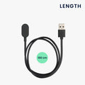 kwmobile USB Kabel Charger kompatibel mit imoo Watch Phone Z6 / Watch Phone Z1 Ladekabel - Smart Watch Ersatzkabel - Fitnesstracker Aufladekabel