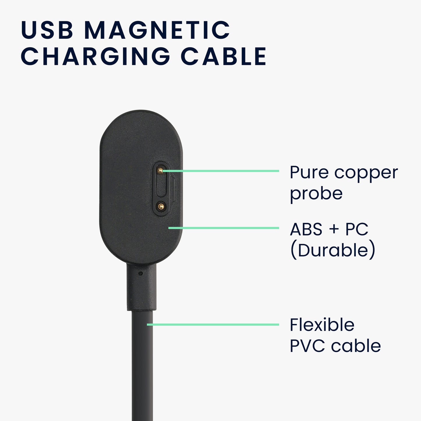 kwmobile USB Kabel Charger kompatibel mit imoo Watch Phone Z6 / Watch Phone Z1 Ladekabel - Smart Watch Ersatzkabel - Fitnesstracker Aufladekabel