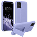 kwmobile Handyhülle für Apple iPhone 11 mit Fingerhalter und Stand Schutzhülle Cover
