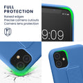 kwmobile Handyhülle für Apple iPhone 11 mit Fingerhalter und Stand Schutzhülle Cover
