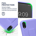 kwmobile Handyhülle für Apple iPhone XR Hülle mit Fingerhalter und Stand Schutzhülle Cover