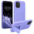 kwmobile Handyhülle für Apple iPhone 12 / iPhone 12 Pro mit Fingerhalter und Stand Schutzhülle Cover