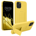 kwmobile Handyhülle für Apple iPhone 12 / iPhone 12 Pro mit Fingerhalter und Stand Schutzhülle Cover