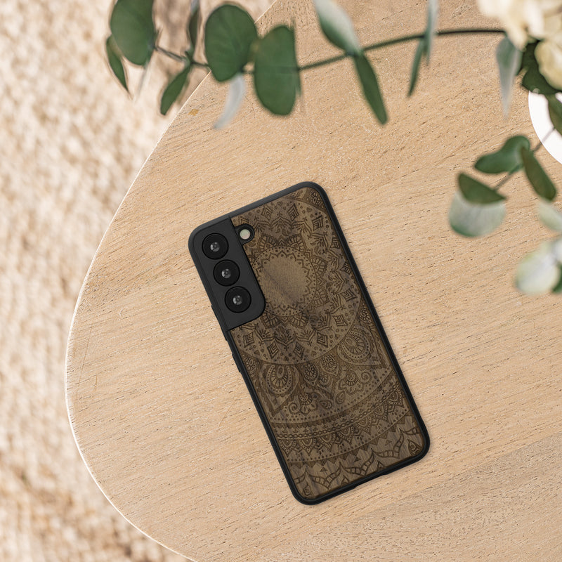 kwmobile Hülle kompatibel mit Samsung Galaxy S22 Hülle - Handy Cover - TPU Handyhülle Kompass Vintage