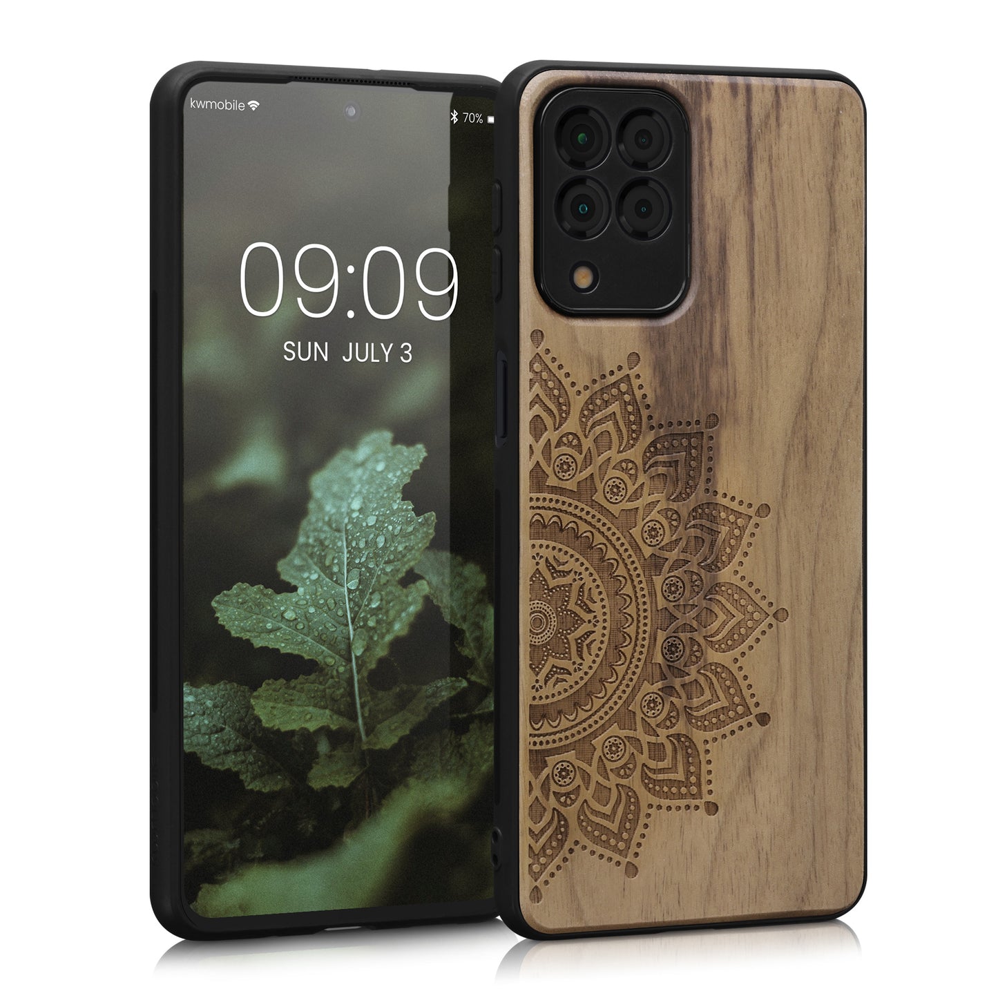 kwmobile Hülle kompatibel mit Samsung Galaxy M53 5G Handy Cover TPU Handyhülle Vintage