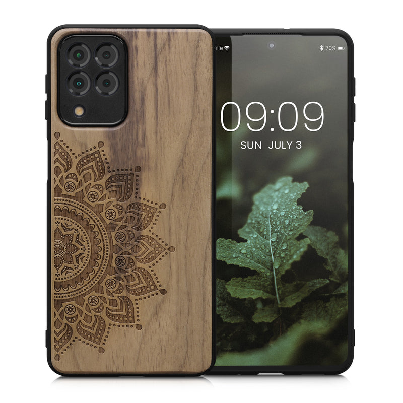 kwmobile Hülle kompatibel mit Samsung Galaxy M53 5G Handy Cover TPU Handyhülle Vintage
