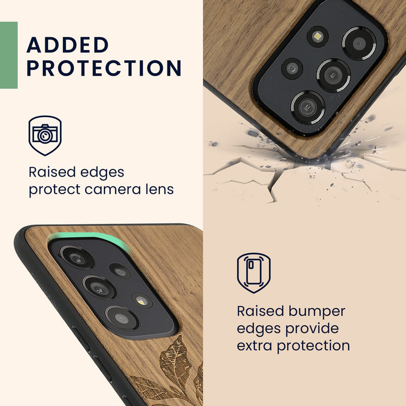 kwmobile Hülle kompatibel mit Samsung Galaxy A53 5G Hülle - Handy Cover - TPU Handyhülle Kompass Vintage